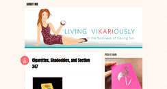 Desktop Screenshot of livingvikariously.com